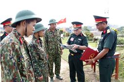 Quân khu: Kiểm tra kết quả thực hiện nhiệm vụ 6 tháng đầu năm tại các đơn vị